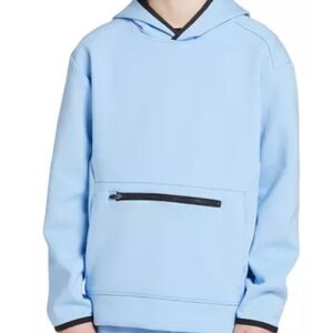 DSG Dicks Sporting Goods Academy Blue Sport Fleece Pullover W/Zip Pocket Size XS